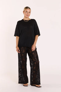 Indi Oversized Tee Black