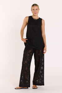 Valerie Pant Black Lace