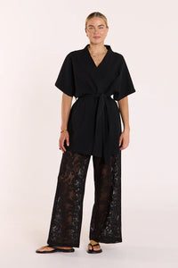 Valerie Pant Black Lace