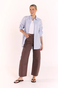 Lola Barrel Jean Chocolate