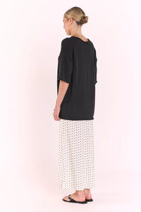 Indi Oversized Tee Black