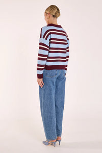 Stefi Knit Blue Stripe