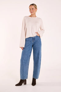 Hartley Long Sleeve Top Oatmeal