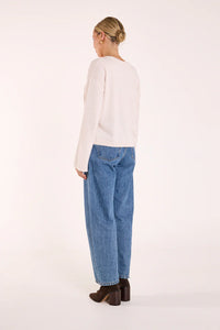 Hartley Long Sleeve Top Oatmeal