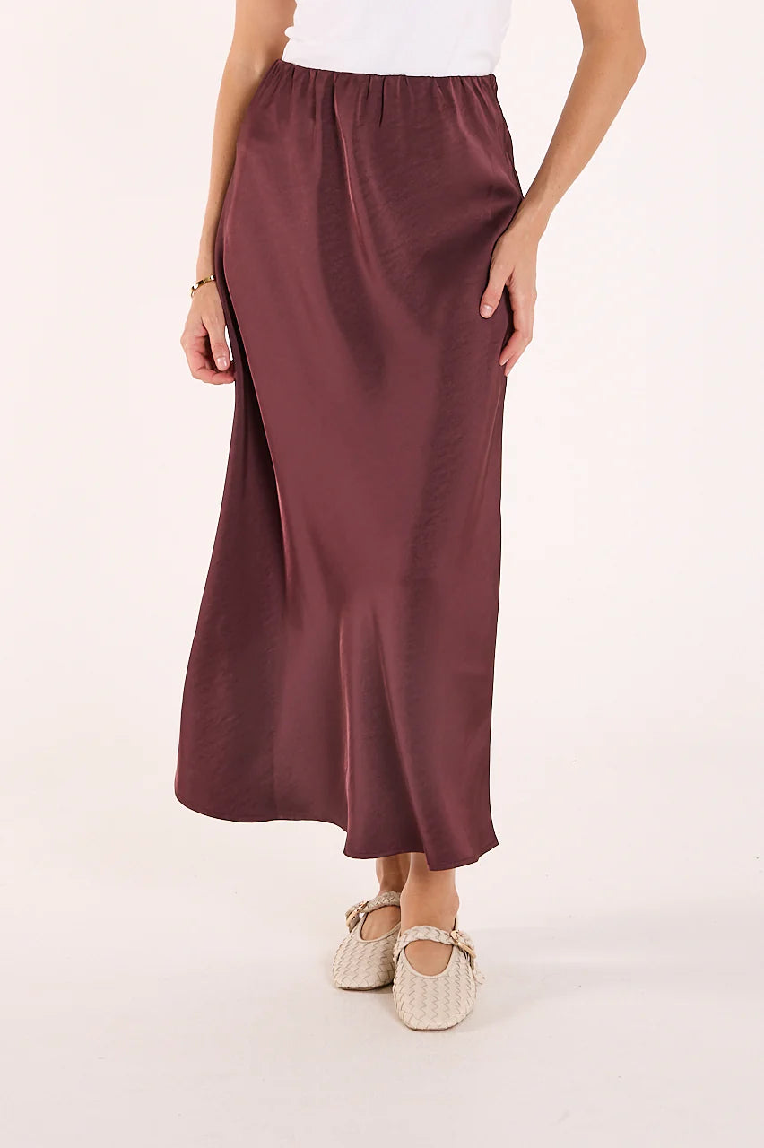 Lennon Skirt Merlot