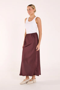 Lennon Skirt Merlot