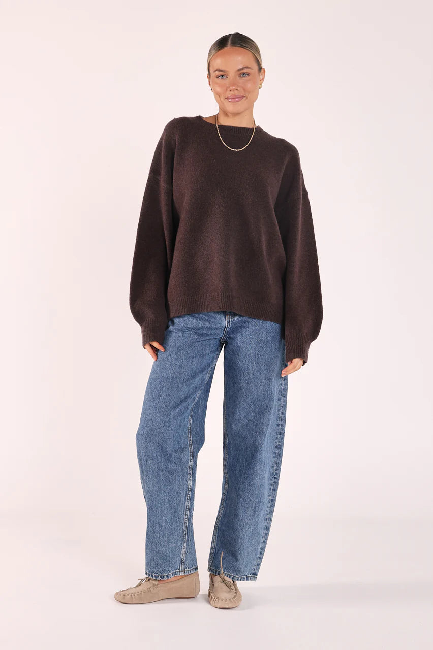 Maddie Knit Chocolate