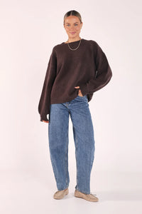 Maddie Knit Chocolate
