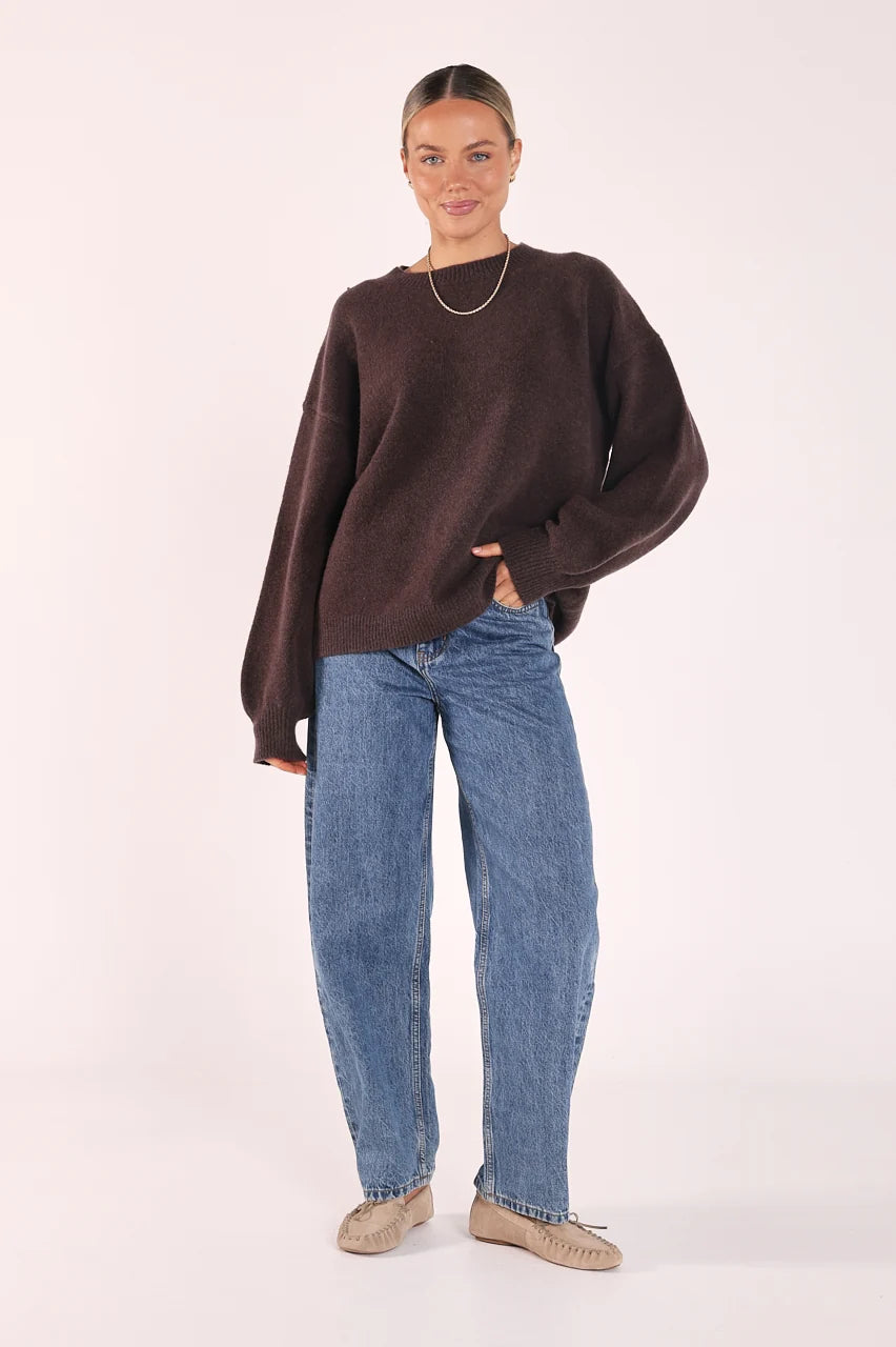 Maddie Knit Chocolate