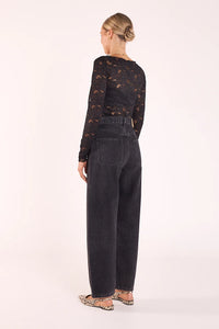 Daniella Lace Top Black