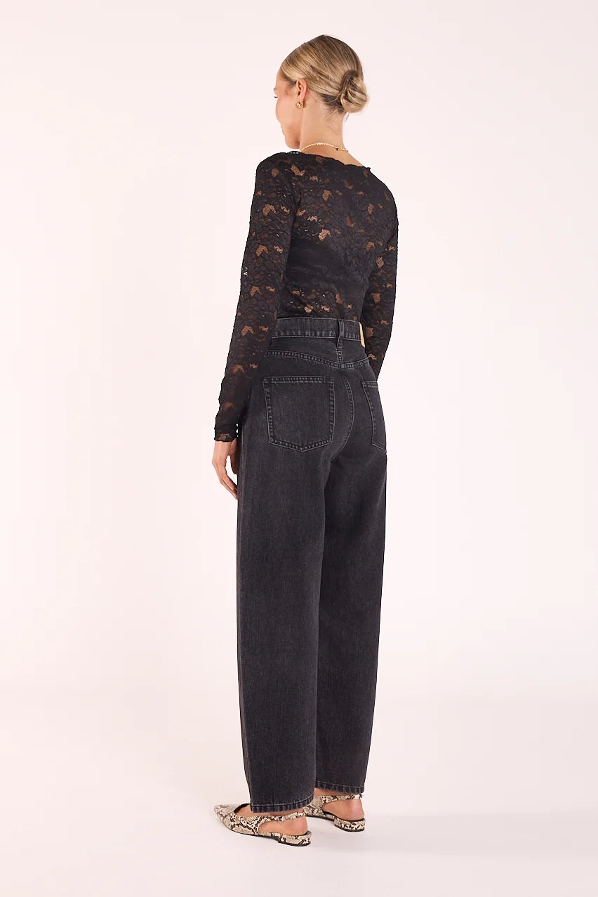 Daniella Lace Top Black