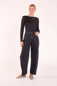 Daniella Lace Top Black