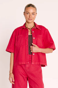 Cassie Shirt Poppy