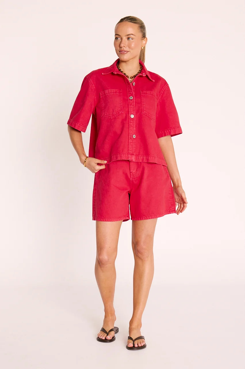 Cassie Shirt Poppy
