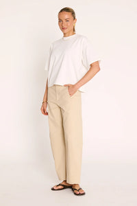 Carter Boxy Tee White