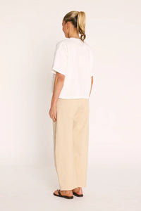 Carter Boxy Tee White