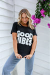 Good Vibes Tee Black
