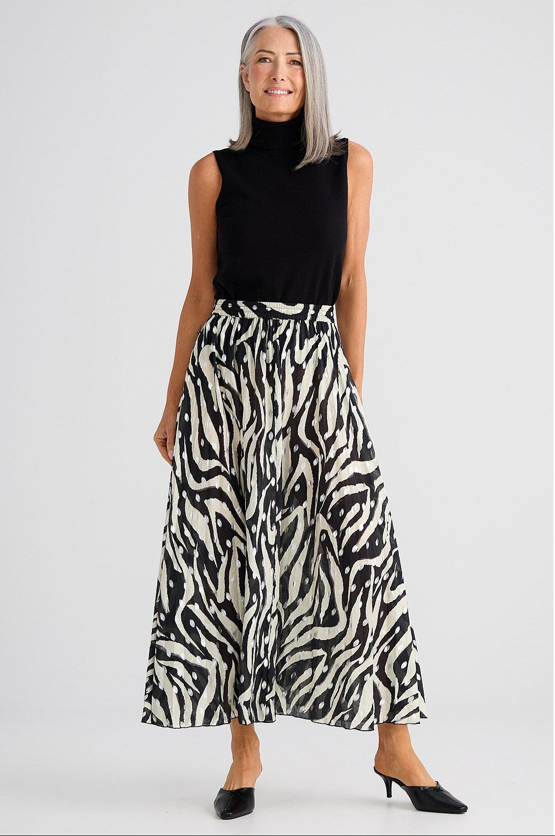 Helene Skirt Zebra Print