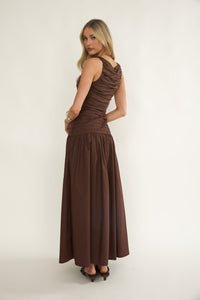 Omi Dress Chocolate