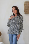 Barcelona Pastel Vine Top Black