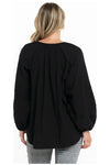 Fleur Blouse Black