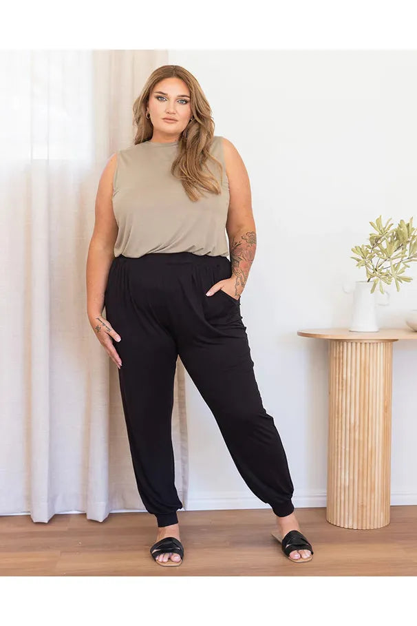 Luna Lounge Pant Black