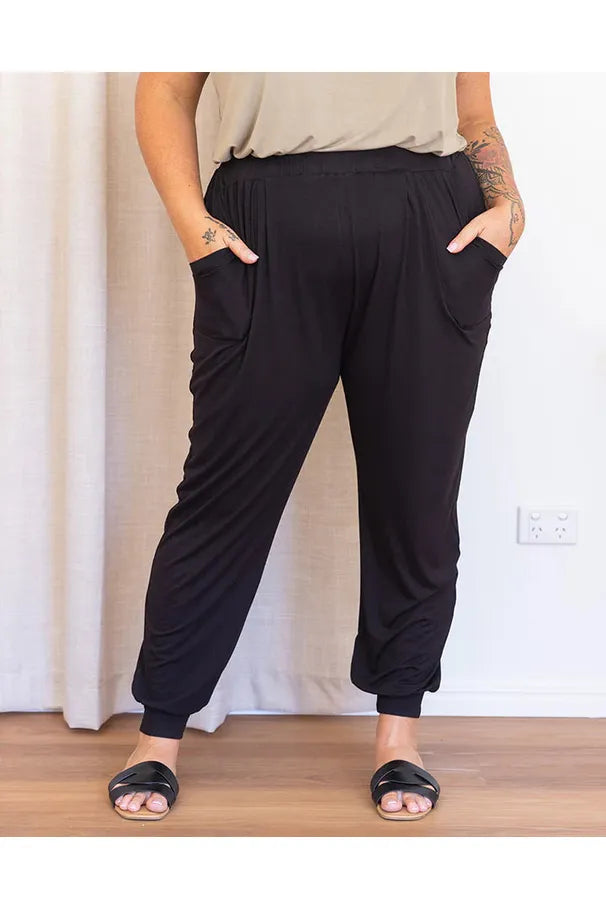 Luna Lounge Pant Black