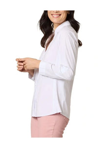 Emma Rib Detail Shirt White