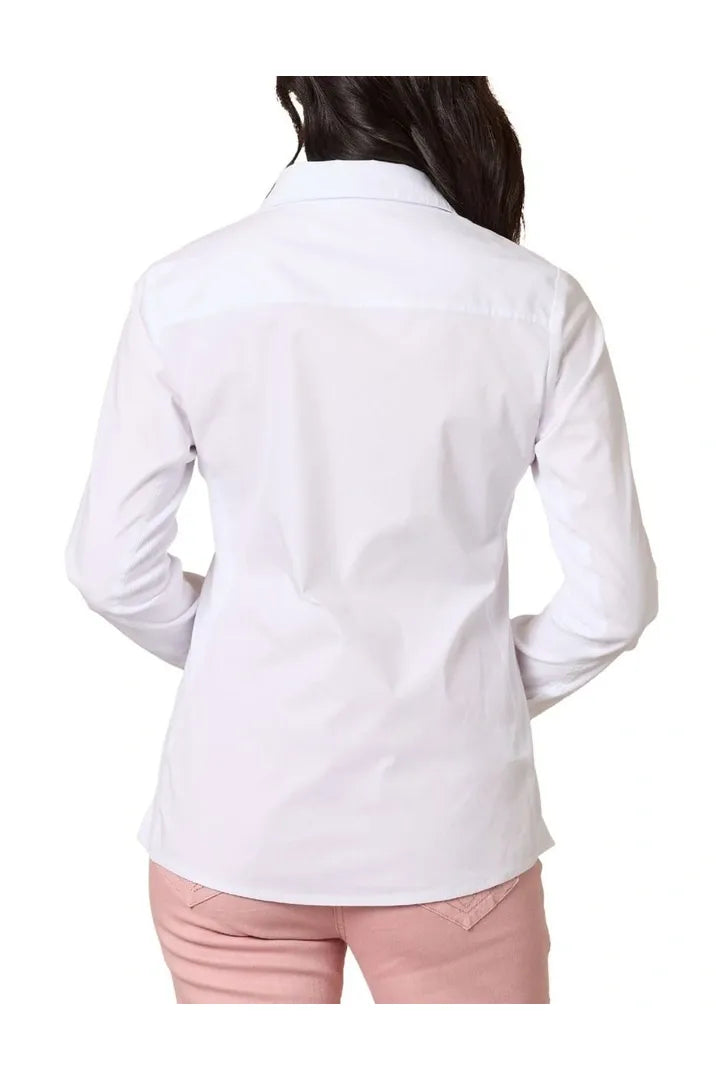 Emma Rib Detail Shirt White