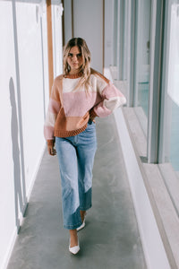 Ingrid Colour Block Knit Tan