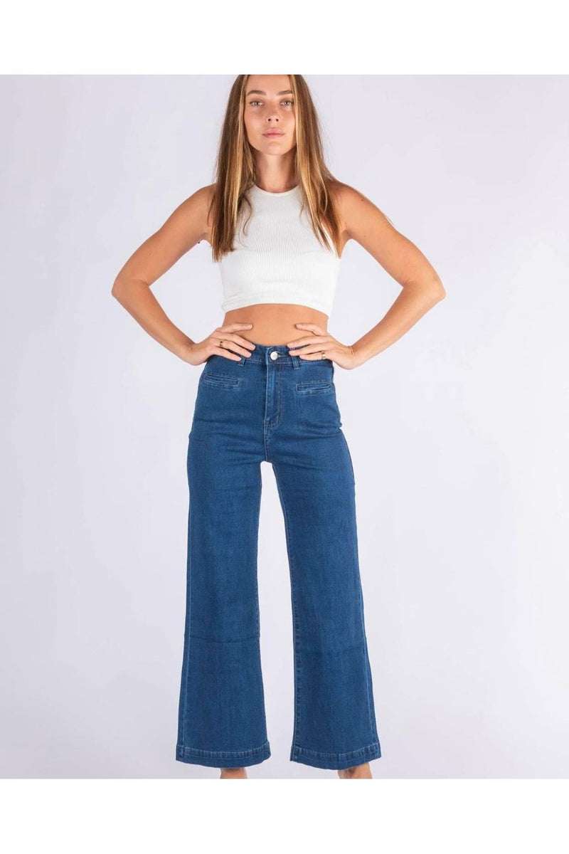 Finley Wide Leg Denim Jean