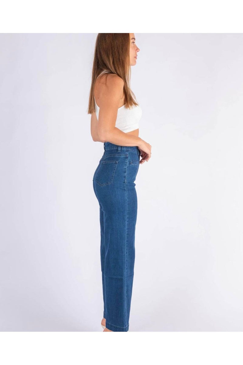 Finley Wide Leg Denim Jean