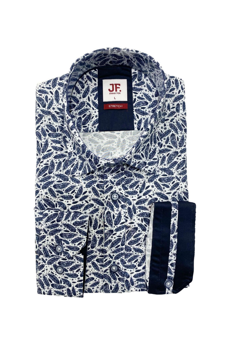 Jimmy Fox Shirt White/Navy