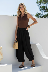 Sally Balloon Pant Black