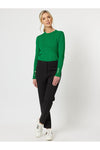 Amy Slim Leg Pant Black