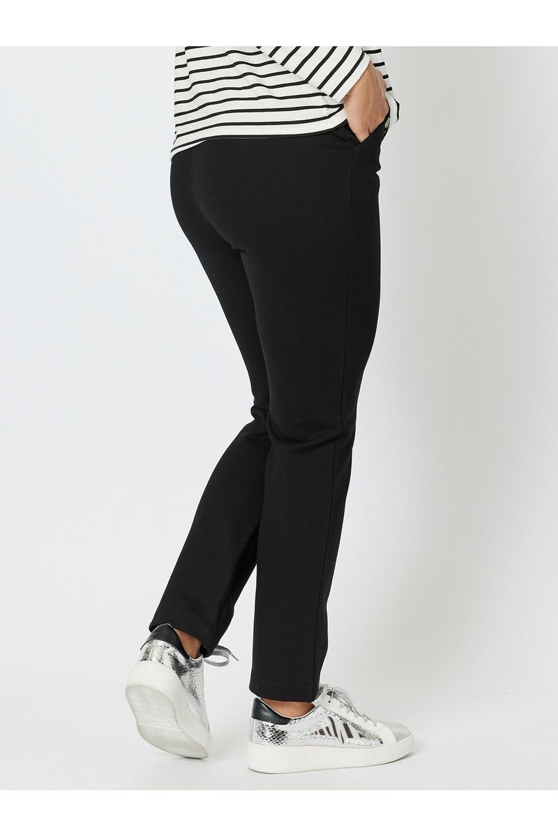 Amy Slim Leg Pant Black