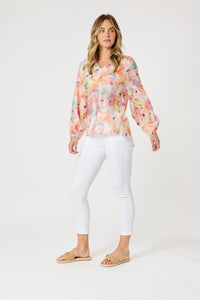Spring Floral Top Multi