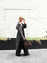 Clemence Medium Tote Bag Brown