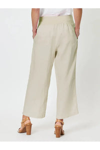 Lara Wide Leg Linen Pant Natural