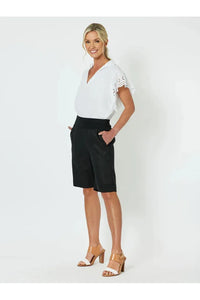 Jersey Waist Short Black