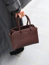 Clemence Medium Tote Bag Brown
