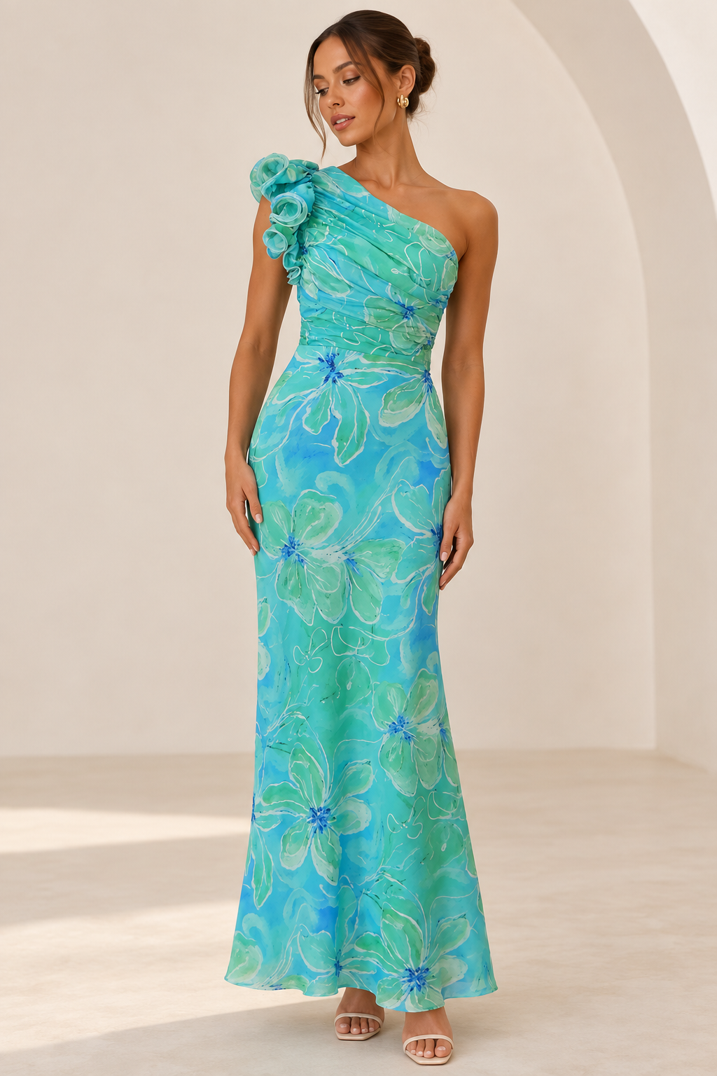 Zendaya Dress Blue Multi