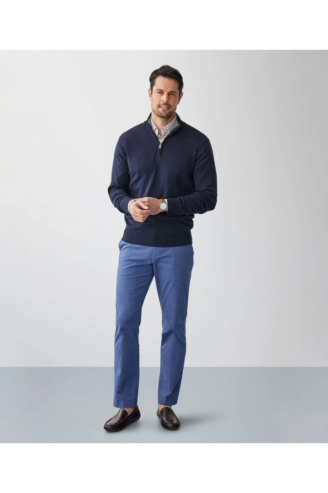 High Flex Half Zip Jumper Navy