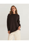 Antonia Knit Chocolate