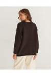 Antonia Knit Chocolate