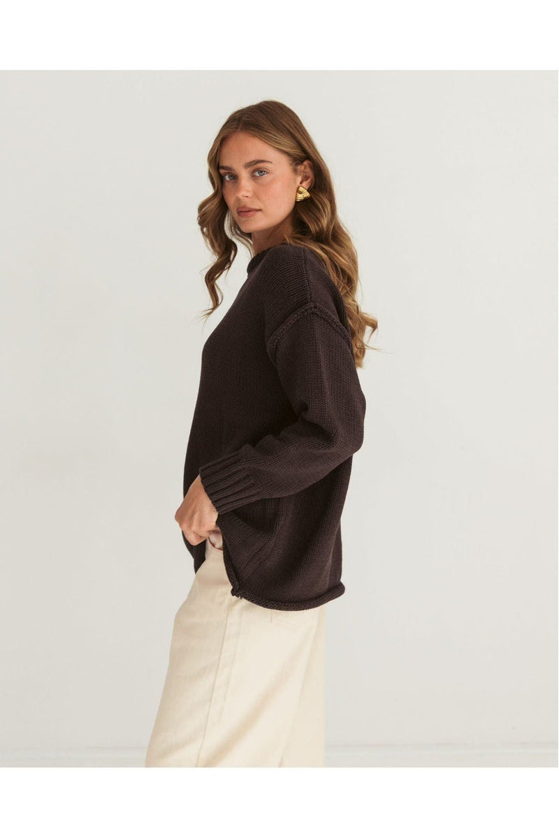 Antonia Knit Chocolate