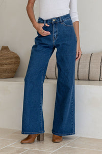 Sienna Straight Jean Dark Blue