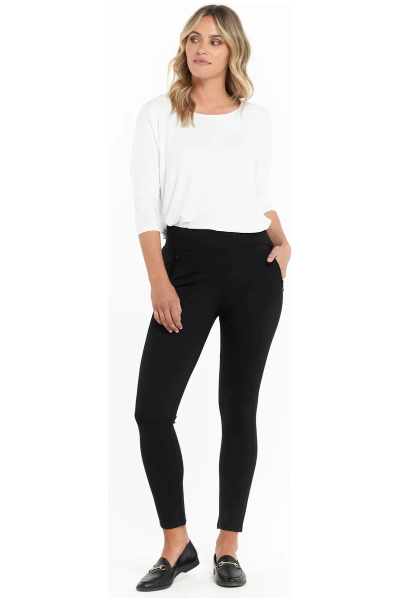 Priscilla Ponte Leggings Black