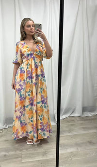 Mia Maxi Dress Orange