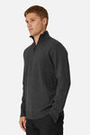 The Lakewood Zip Knit Charcoal